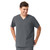 Aero Men's Knit Panel V-Neck Scrub Top (6429)