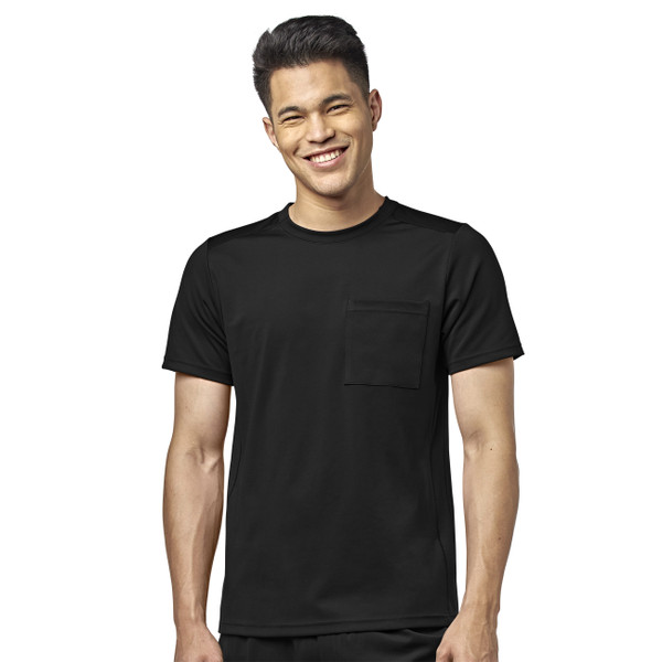 Moto Men's Moto Knit Crew Neck Scrub Top (6699)