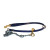 Day-Glo Leashes with Chain with center ring