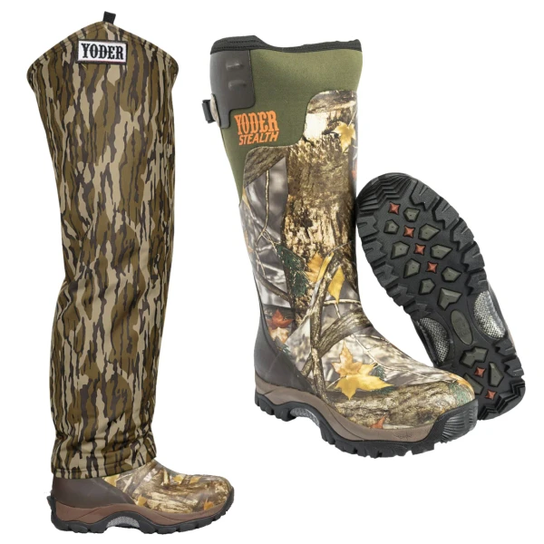 Yoder Stealth Boots with Yoder Bottomland Chaps