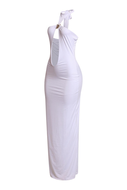 Maxi Dress With Seashell Trim