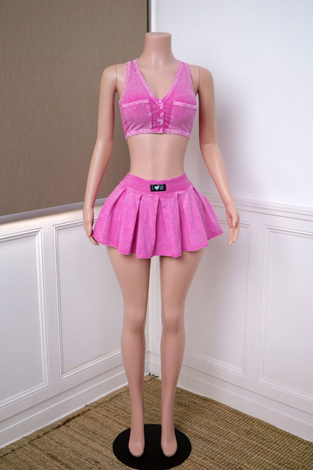 Mineral Wash Skort Set