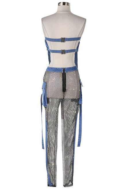 Camile Rhinestone Pant Set