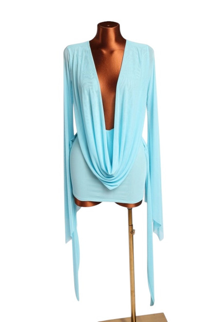 Amanda Cowl Neck Mini Dress