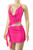 Katalina Halter Front Slit Mini Dress