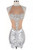 Diva Carol Metallic Mini Dress