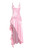 Ruffleddress Satin Maxi Dress