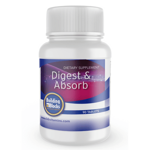 Digest & Absorb Digestive Enzymes front of bottle Digest & Absorb Digestive Enzymes front of bottle