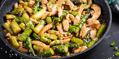 Chicken and Asparagus Stir-Fry 