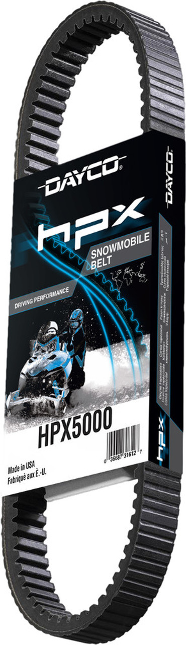 HPX Drive Belt # 220-25010 for Snowmobile Replaces Arctic Cat OEM# 0227-003