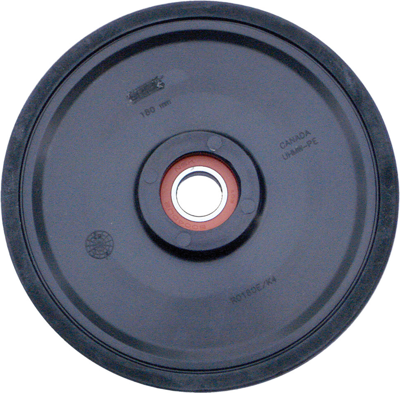 Idler Wheel compatible with Ski Doo - Black color, 180MM (7.09")X20MM Part# 541-5004 OEM# 503191559, 503191742