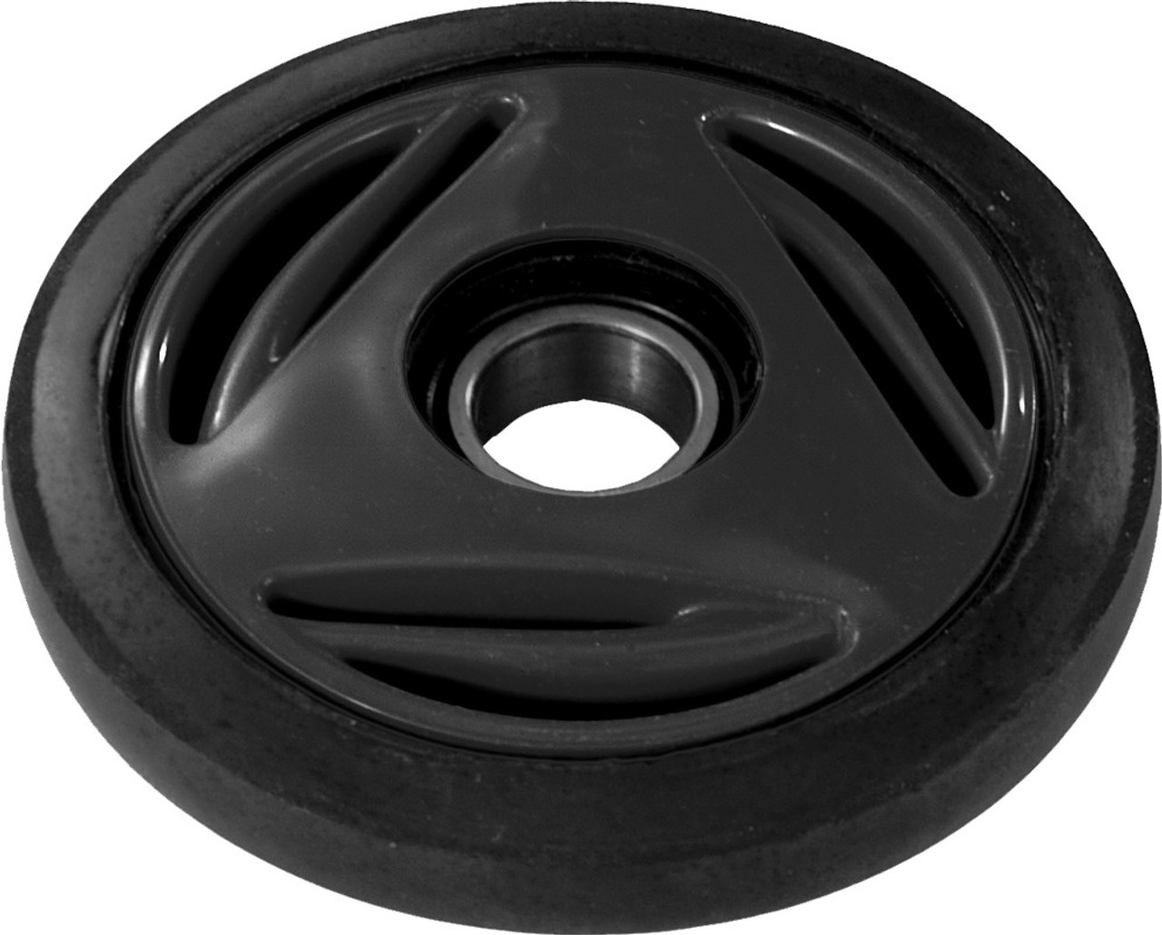 Idler Wheel compatible with Ski Doo - Black color, 135MM (5.31") X 25MM Part# 541-5022 OEM# 572097602, 572-0976-02