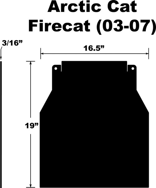 Arctic Cat Snow Flap Part# 10-15002