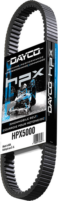HPX Drive Belt # 220-25008 for Snowmobile Replaces Yamaha OEM# 87X-17641-00, 89L-17641-00, 8CH-17641-00, 8CJ-17641-00