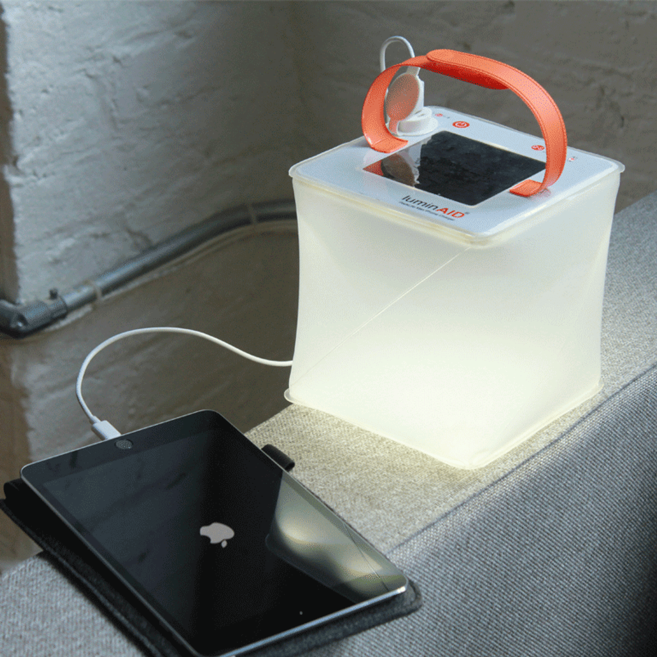 LuminAID 2-in-1 Solar Camping Lantern and Phone Charger