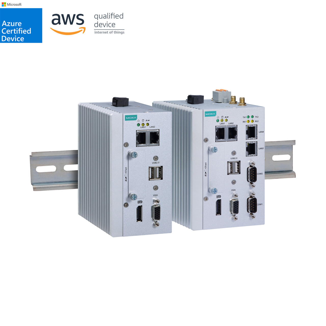 MC-1100 Series: Intel Atom® E3800 DIN-rail PC
