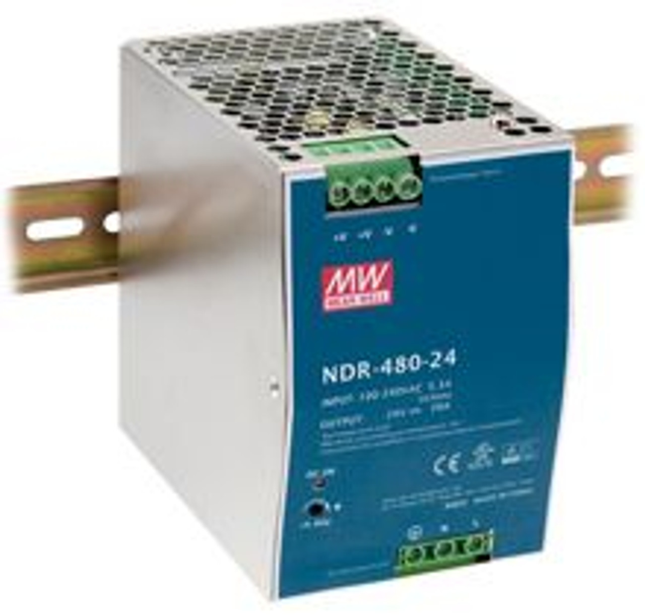 NDR-480-48 Din-Rail power supply. 480W, 48VDC