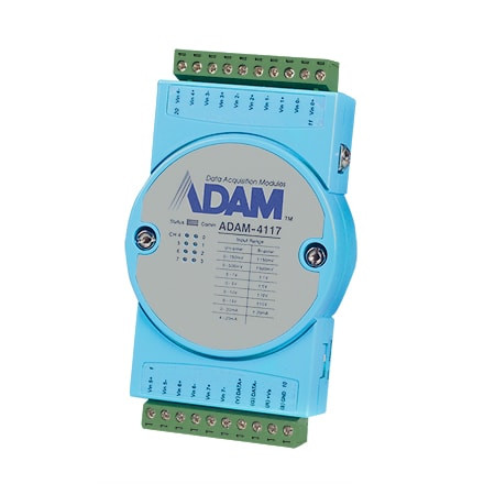 Advantech ADAM-4117: 8-Ch AI Robust Modbus RS-485 Remote I/O