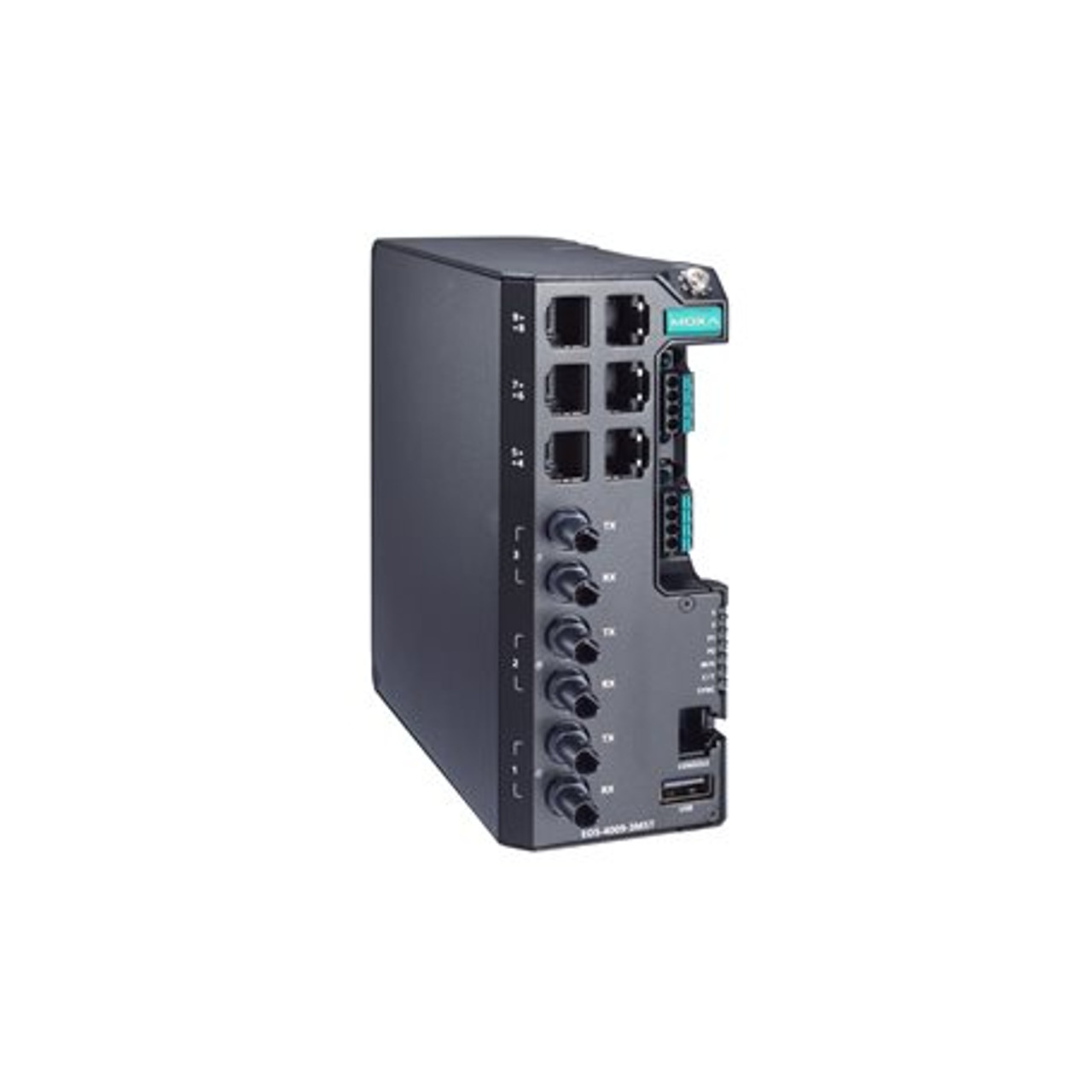 Moxa EDS-4009-3MST-LV: Managed Ethernet switch with 6 10/100BaseT