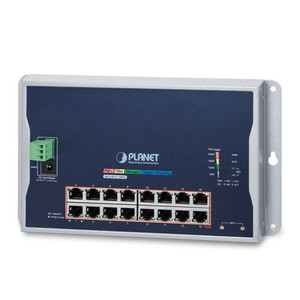 WGS-4215-16P2S: Industrial 16-Port 10/100/1000T 802.3at PoE + 2-Port 100/1000X SFP Wall-mounted Managed Switch WGS-4215-16P2S: Industrial 16-Port 10/100/1000T 802.3at PoE + 2-Port 100/1000X SFP Wall-mounted Managed Switch