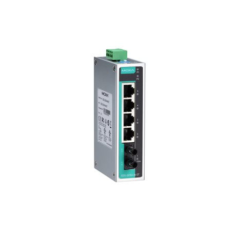 Moxa EDS-205A: 5 x 10/100BaseTX, -10~60°C