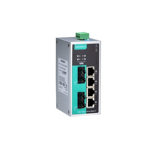 Image of EDS-P206A-4PoE-MM-ST Image of EDS-P206A-4PoE-MM-ST