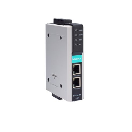Moxa NPort IA-5150: 1-Port RS-232/422/485 Serial Device Server, 10
