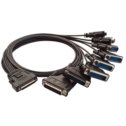 Moxa CBL-M68M9x8-100: Cable, SCSI VHDCI 68 to 8xDB9/M, 100cm