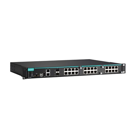 NINTENDOすぃTCH Moxa IKS-6726A-2GTXSFP-HV-T: Modular Managed Ethernet Switch, 8 x