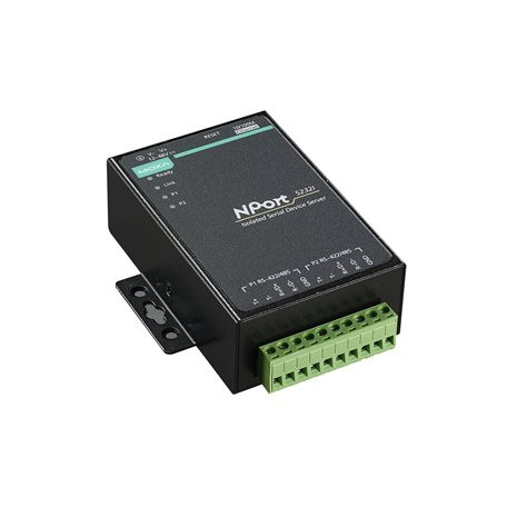 Moxa NPort 5232I: 2-Port RS-422/485 Device Server, 12-30VDC