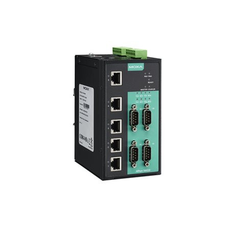 Moxa NPort 6450: 4-Port RS-232/422/485 to Ethernet Secure Device