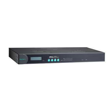 Moxa NPort 5650-16: 16-Port Device Server, RS-232/422/485, 100/240V