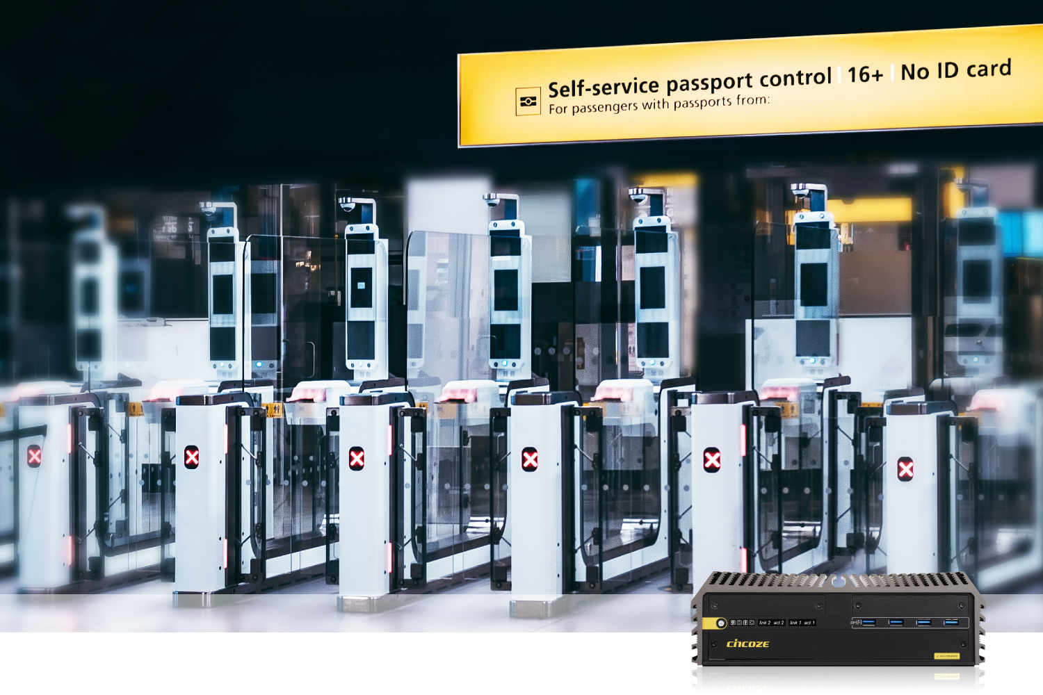 Faster Airport e-Gates with Edge GPU Computing image