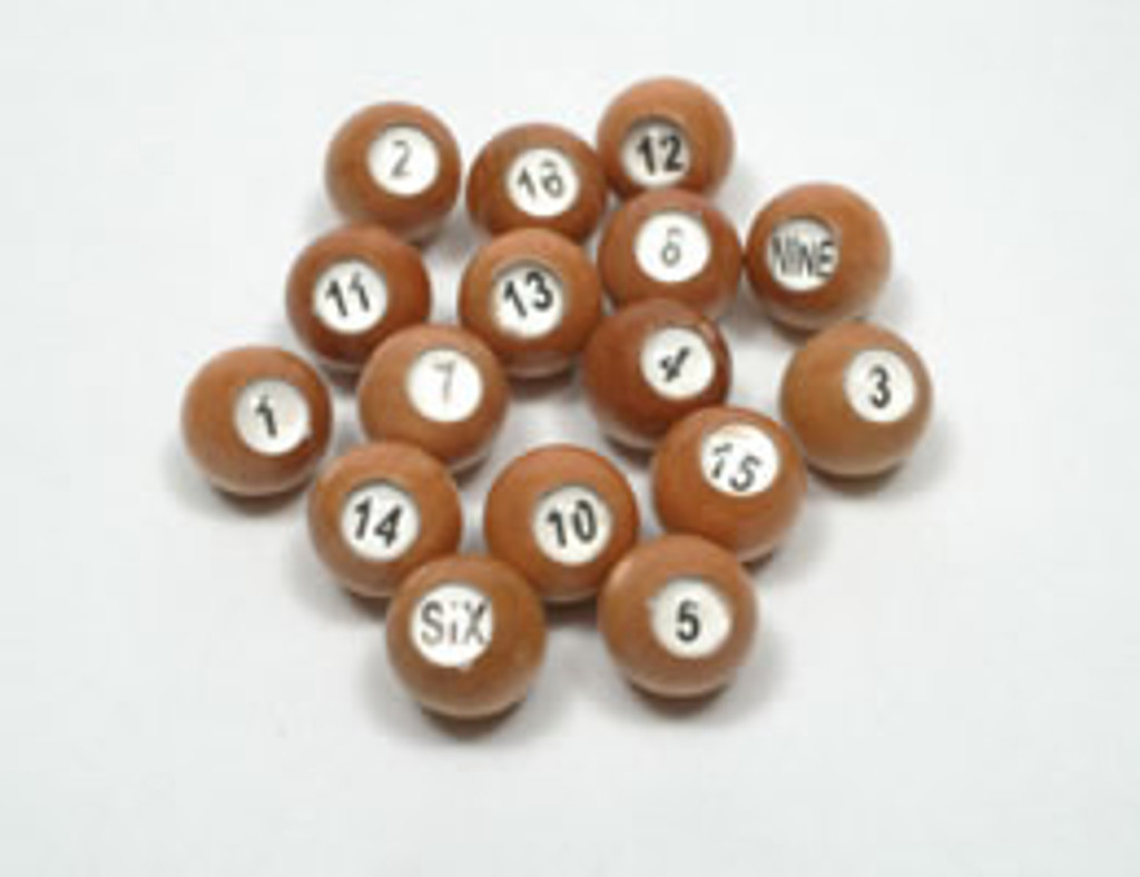 Wood Marbles