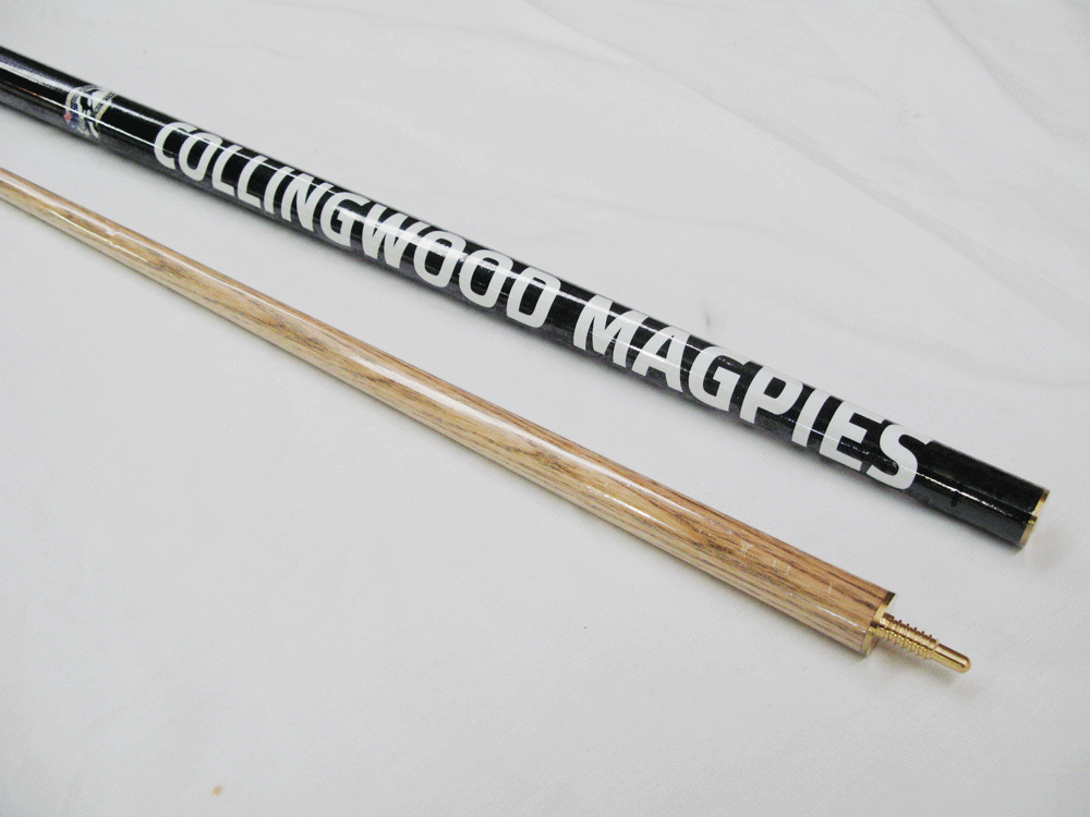 Licenced AFL Collingwood 57' Cue 2 pce