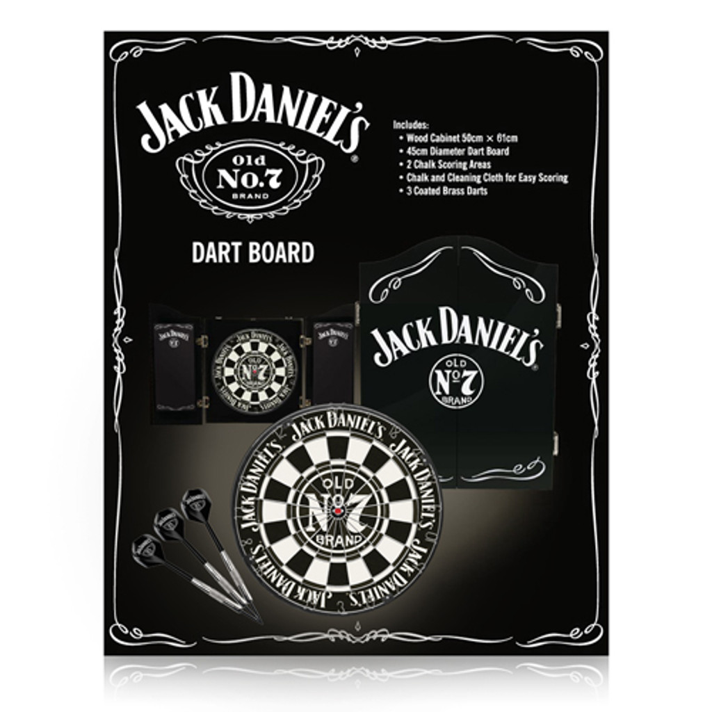 Jack Daniels Cabinet Dartboard Set