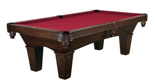 This 8' Allenton is displayed using  Cardinal Red Centennial Cloth