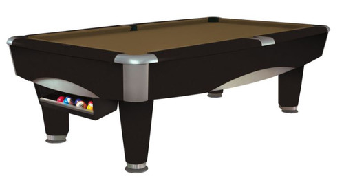 This 8' Metro Pool Table is displayed using Sahara Centennial Cloth