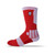 Adrenaline Lacrosse Sock - White/Red