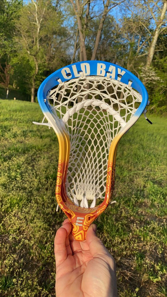 Old Bay Themed Custom Lacrosse Head