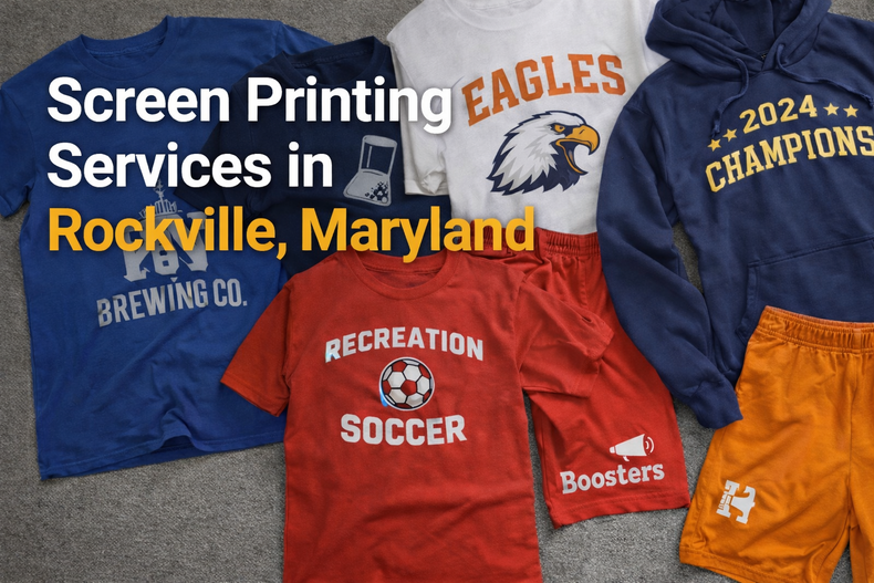 Screen Printing in Rockville, MD - Custom Apparel That Lasts