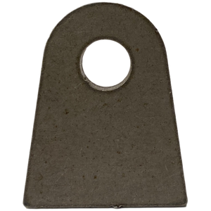 Total Metal Innovations Short Flat Tab – Shock Mount is laser cut from 1/4" steel with a 1/2" bolt hole, perfect for strong, compact suspension mounting in tight spaces.