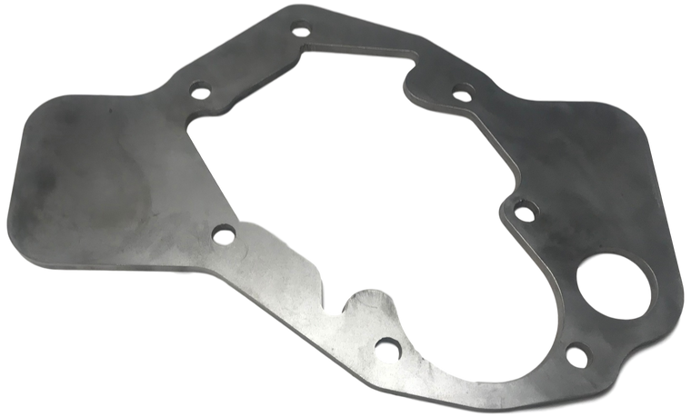 CNC cut from 1/4" steel, the Total Metal Innovations Toyota Gear Drive Transfer Case Mount offers strength and stability for off-road builds. Optional DOM bushings available.