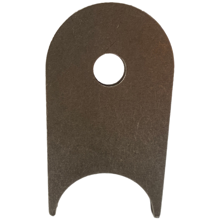 Total Metal Innovations Universal Tube Mounting Tab with 2.25" bolt height fits 1.5", 1.75", or 2" tubing and offers multiple bolt sizes—perfect for tall, secure mounts on round tube surfaces.