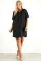 Plus Size Solid Dress With Zip-up Closure - HAU2.CL1916P-D.id.51909a-1XL