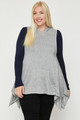 Plus Size Two Tone Knit, Sleeveless Top - POL2.PT-8350RU.id.53313b-1XL