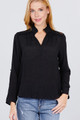 V-neck Button Down Woven Top - ACT2.T11933.id.52170-L