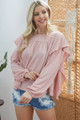 Draped Ruffle Longsleeve Top - CYF2.M4529.id.53622c-L