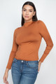 Mock Neck Basic Long Sleeve Top - IRI2.IT91484.id.53272-L