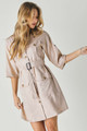 Drop Shoulder With Saist Tie Belted Dress - DAV2.DD04461_045.id.54308-L